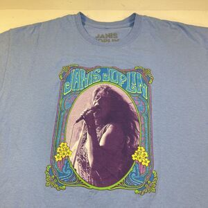 JANIS JOPLIN 1960s MUSIC CONCERT TOUR T SHIRT Sz L Piece of my Heart Bobby McGee